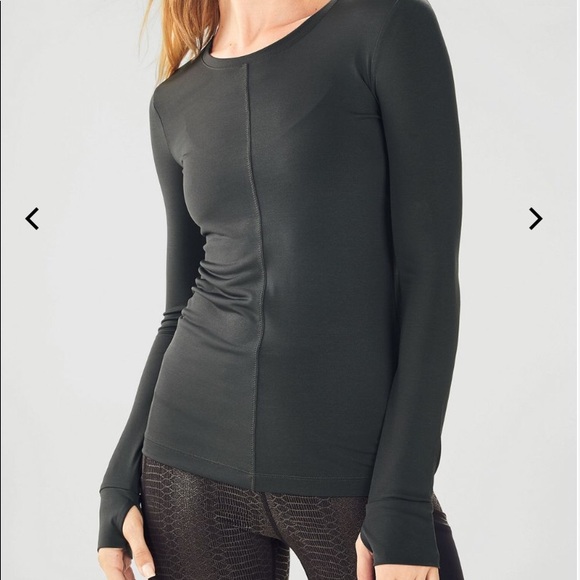 FABLETICS Aria Scoop Neck Long-Sleeve Top - Picture 3 of 5